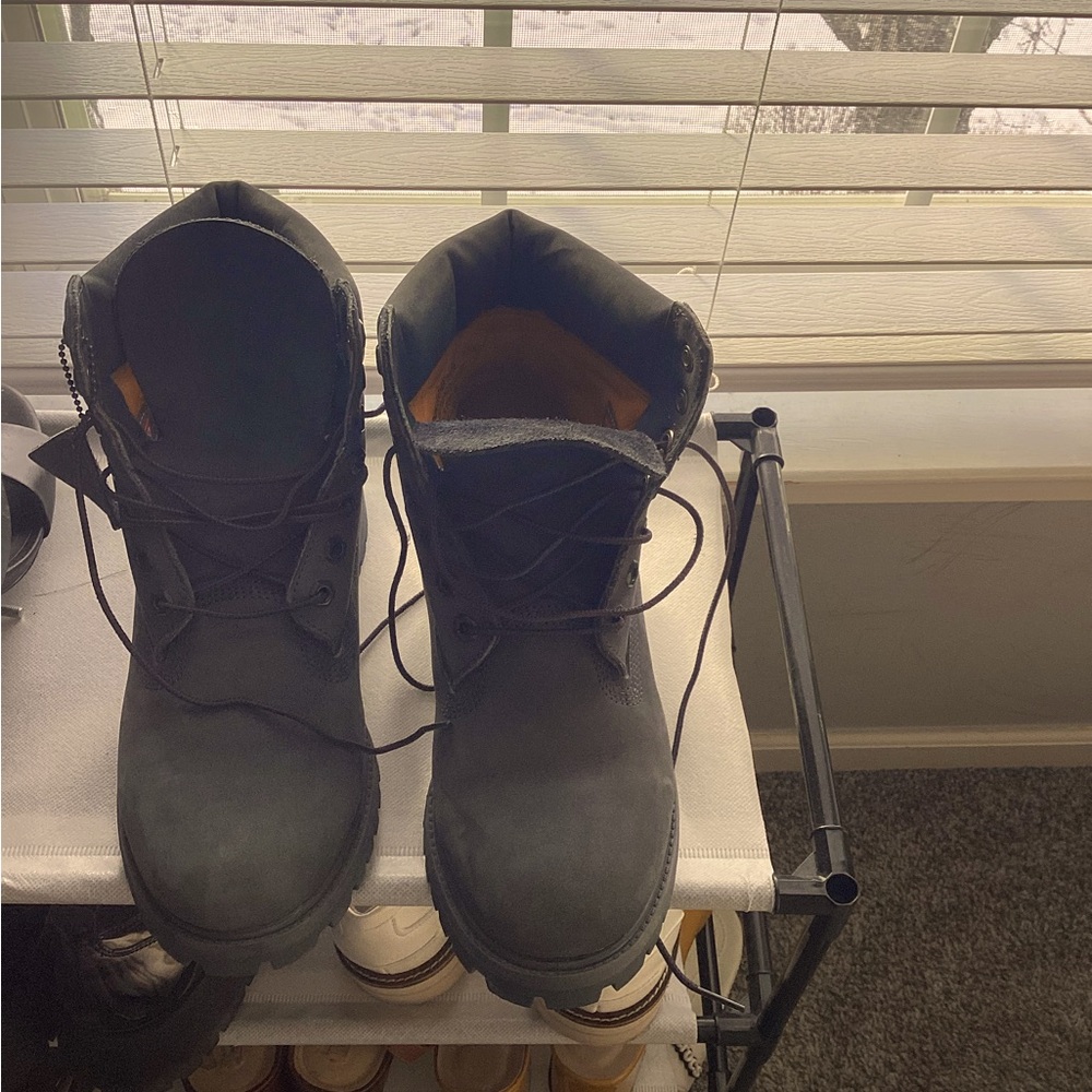 Men's/Womens Dark Grey Timberland 6” Waterproof Boots